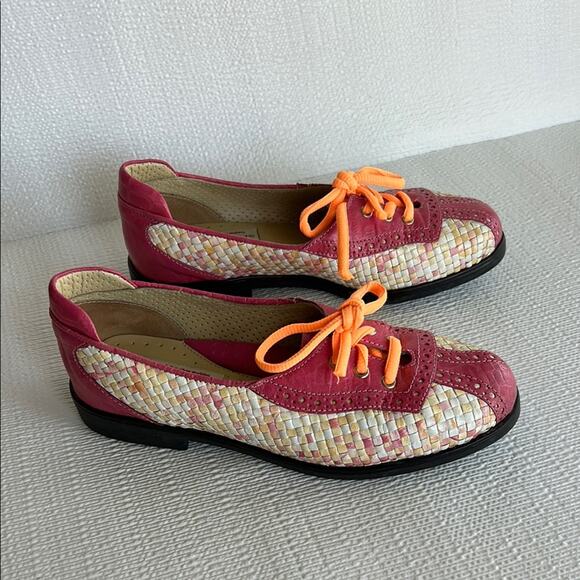 Aerogreen. TRANI Hand Woven Ladies Golf Shoe/Ballerina - Picture 1 of 10